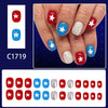 12 Sizes-24 Pcs Press On Nails C1719