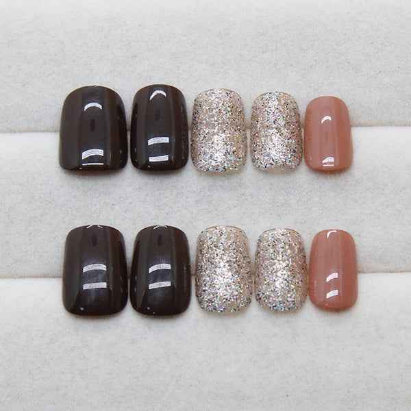 12 Sizes-24 Pcs Press On Nails R893