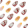 12 Sizes-24 Pcs Press On Nails JP3950