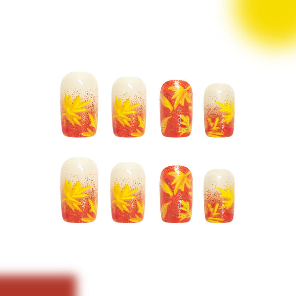 12 Sizes-24 Pcs Press On Nails C1174