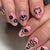 12 Sizes-24 Pcs Press On Nails W558