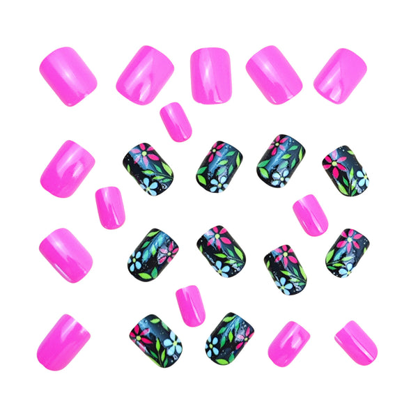 12 Sizes-24 Pcs Press On Nails Y147