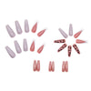 12 Sizes-24 Pcs Press On Nails W234