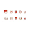 12 Sizes-24 Pcs Press On Nails K028