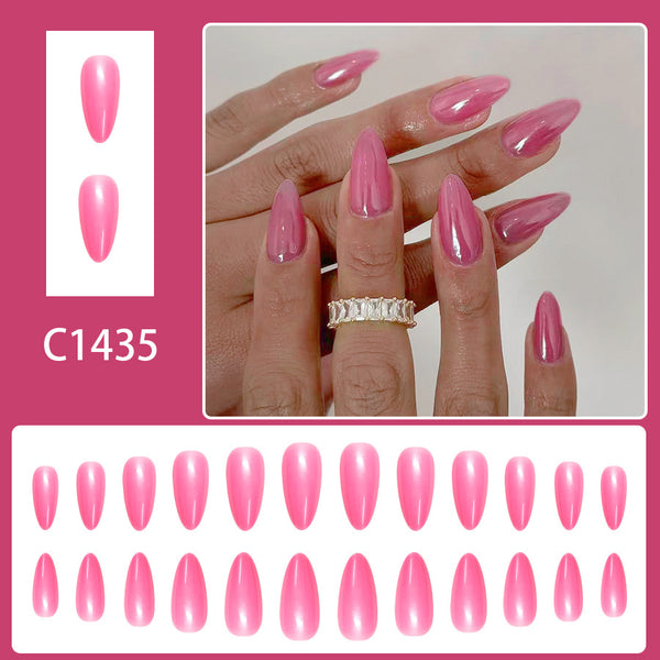 12 Sizes-24 Pcs Press On Nails C1435