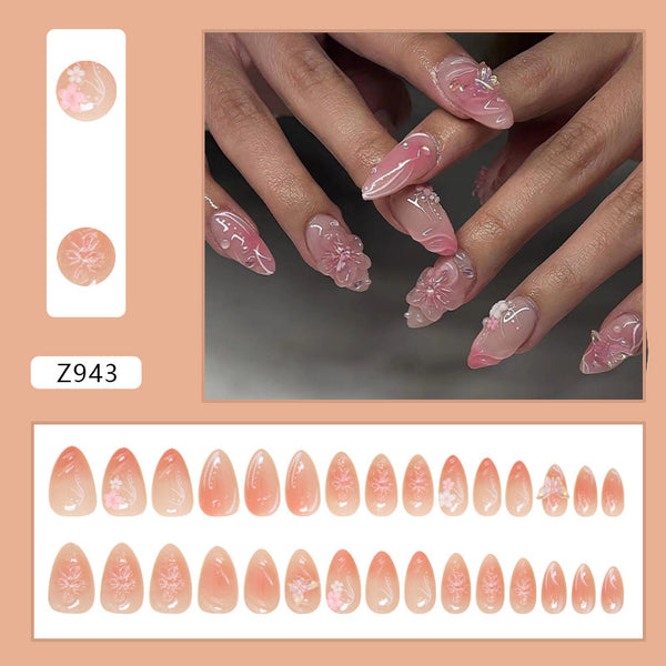 30 Pcs Press On Nails Z943