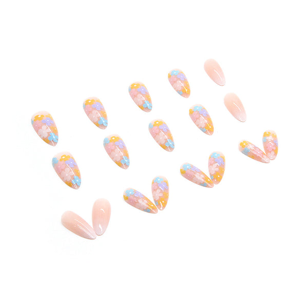12 Sizes-24 Pcs Press On Nails W219