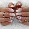 12 Sizes-24 Pcs Press On Nails D004