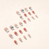 12 Sizes-24 Pcs Press On Nails Z604