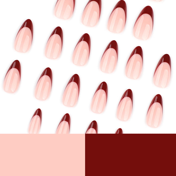 12 Sizes-24 Pcs Press On Nails JP4151