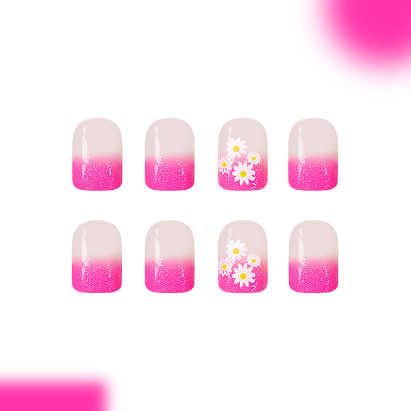 12 Sizes-24 Pcs Press On Nails C1617