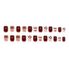 12 Sizes-24 Pcs Press On Nails R924