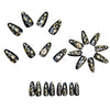 12 Sizes-24 Pcs Press On Nails Y1944