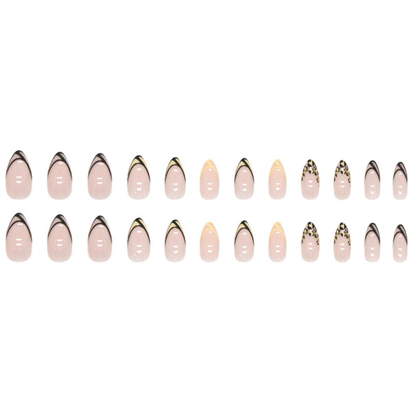 12 Sizes-24 Pcs Press On Nails W238