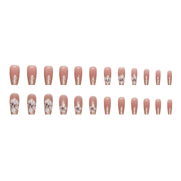 12 Sizes-24 Pcs Press On Nails R758