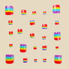 12 Sizes-24 Pcs Press On Nails Y599