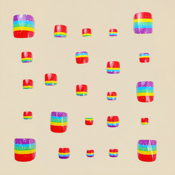 12 Sizes-24 Pcs Press On Nails Y599
