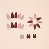 12 Sizes-24 Pcs Press On Nails W1499