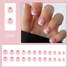 12 Sizes-24 PcsPress On Nails C235