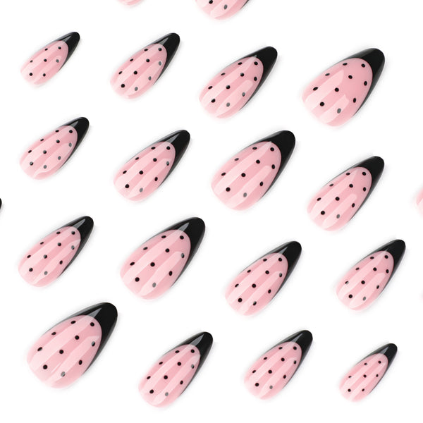 12 Sizes-24 Pcs Press On Nails JP4228