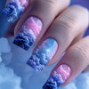12 Sizes-24 Pcs Press On Nails Y433-1