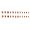 12 Sizes-24 Pcs Press On Nails R661