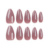 Almond Glossy Medium Press on Nails