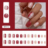 12 Sizes-24 Pcs Press On Nails W972