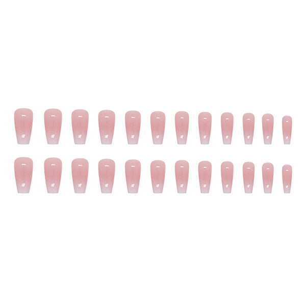12 Sizes-24 Pcs Press On Nails W1219