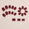 12 Sizes-24 Pcs Press On Nails W1271