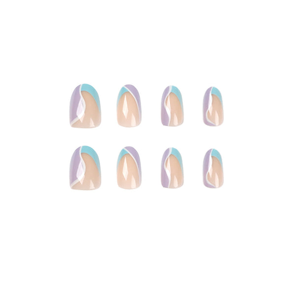12 Sizes-24 Pcs Press On Nails JP1769