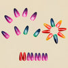 12 Sizes-24 Pcs Press On Nails Y1301