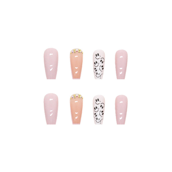 12 Sizes-24 Pcs Press On Nails Z420
