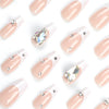 12 Sizes-24 Pcs Press On Nails JP3015
