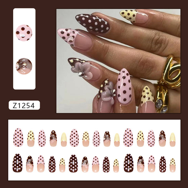 30 Pcs Press On Nails Z1254