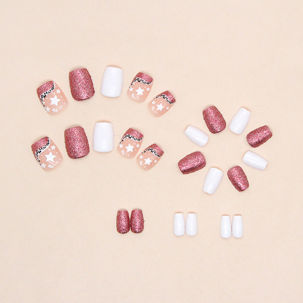 12 Sizes-24 Pcs Press On Nails W772