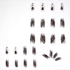 12 Sizes-24 Pcs Press On Nails JP1134
