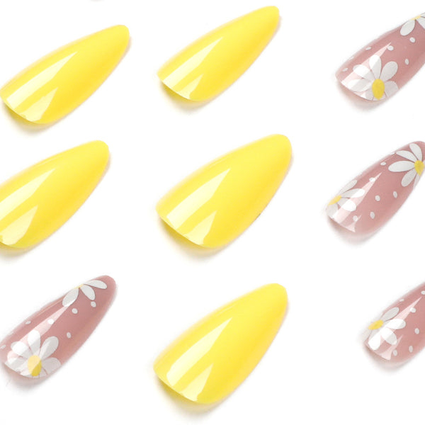 12 Sizes-24 Pcs Press On Nails JP1674