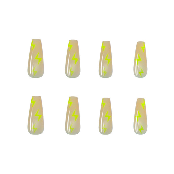 12 Sizes-24 Pcs Press On Nails W035