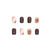 12 Sizes-24 Pcs Press On Nails R617