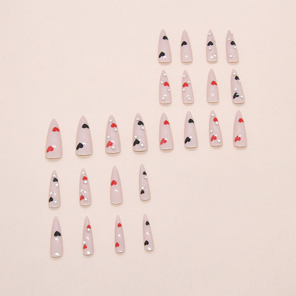 12 Sizes-24 Pcs Press On Nails Z692