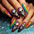 12 Sizes-24 Pcs Press On Nails Y990