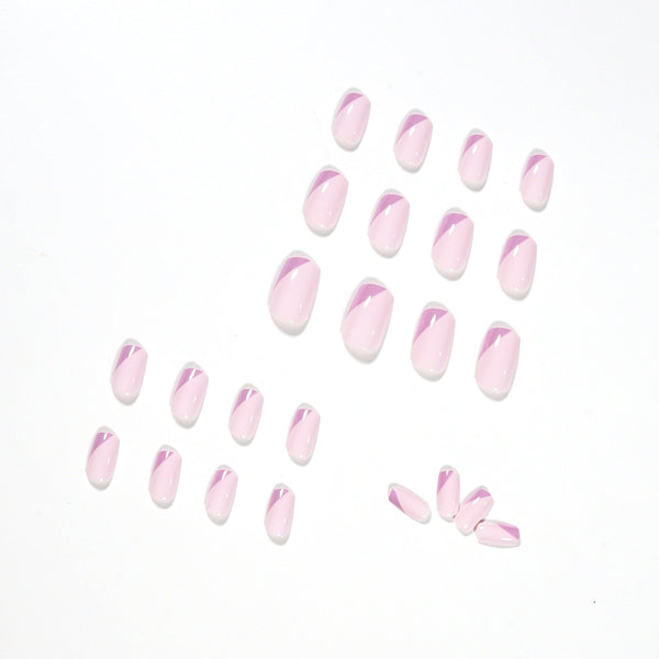 12 Sizes-24 Pcs Press On Nails 1092