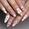 12 Sizes-24 Pcs Press On Nails JP3915