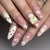 12 Sizes-24 Pcs Press On Nails JP3915
