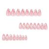 12 Sizes-24 Pcs Press On Nails JP3287