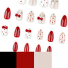 12 Sizes-24 Pcs Press On Nails JP4025