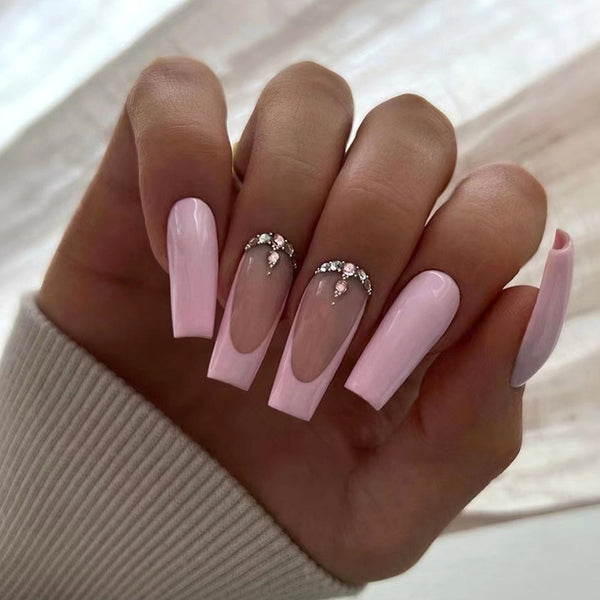 12 Sizes-24 Pcs Press On Nails Z672