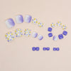 12 Sizes-24 Pcs Press On Nails F114