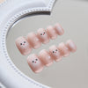 12 Sizes-24 Pcs Press On Nails R861